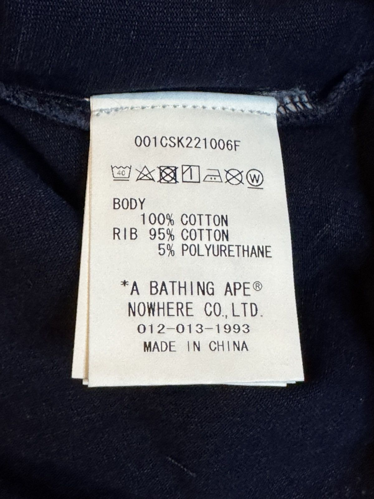 Bape Bape Big Ape Head Indigo Tee Size Large Size US L / EU 52-54 / 3 - 12 Thumbnail