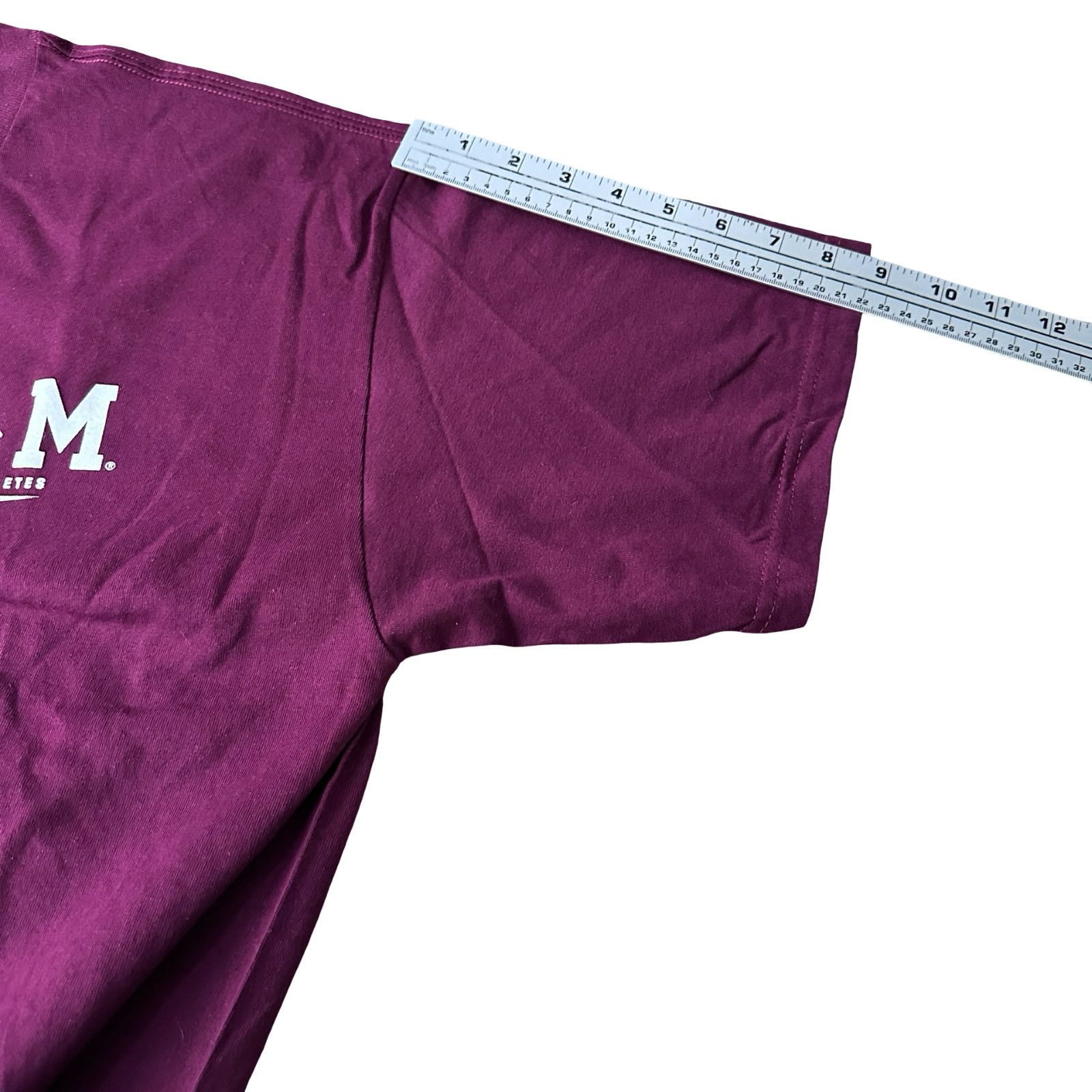 Nike VTG Y2K Nike Team Texas A&M Aggies T-Shirt Men L Maroon New Size US L / EU 52-54 / 3 - 9 Thumbnail
