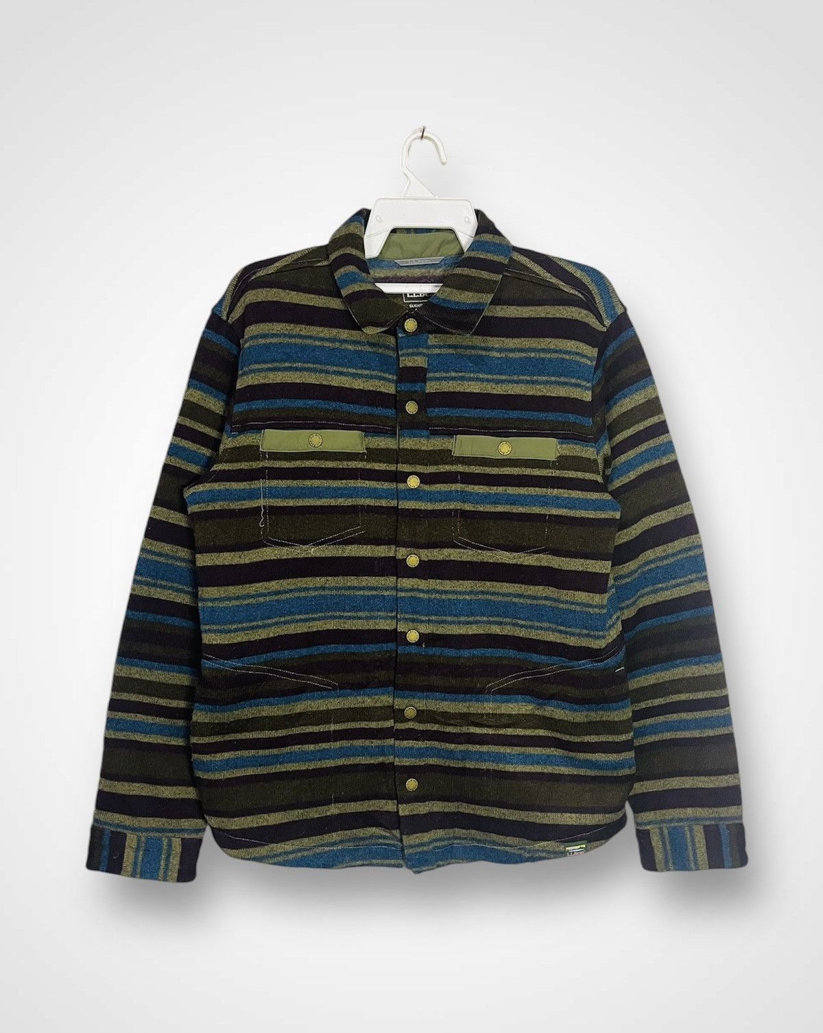 L.L. Bean LL Bean Button Tap Fleece Jacket (05) Size US L / EU 52-54 / 3 - 1 Thumbnail