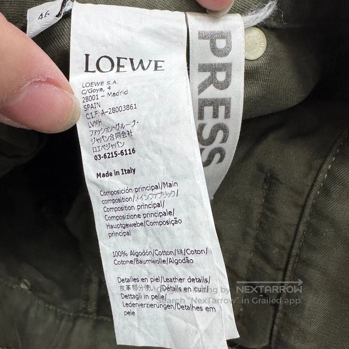 Loewe Loewe Pocket Workwear Denim Pants. Size US 30 / EU 46 - 3 Thumbnail