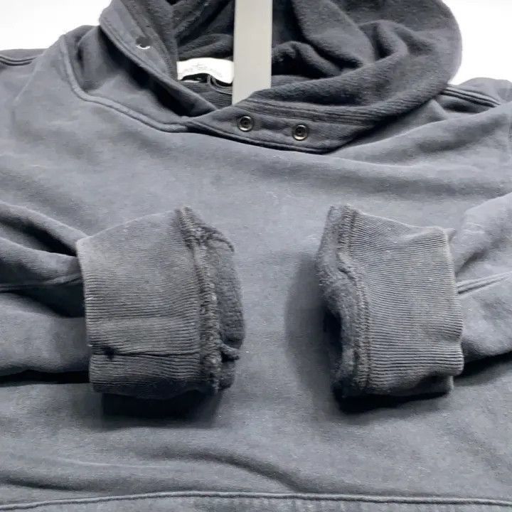 Stone Island Stone Island Black Hooded Sweatshirt for Men -2506 Size US XXL / EU 58 / 5 - 2 Thumbnail