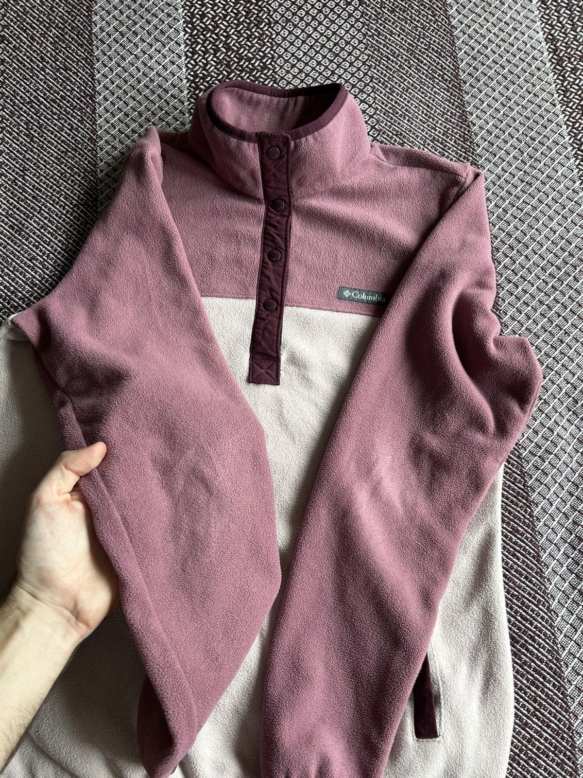 Columbia Columbia Fleece Jacket Unisex 1/4 Zip Vintage Sweatshirt M Size US M / EU 48-50 / 2 - 7 Thumbnail