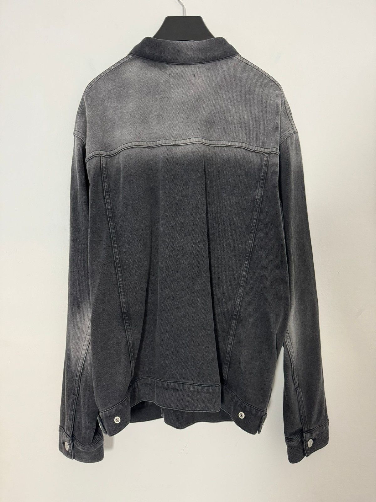 Balenciaga FW21 Denim Jersey Jacket Trucker Trompe L’oeil Size US M / EU 48-50 / 2 - 14 Thumbnail