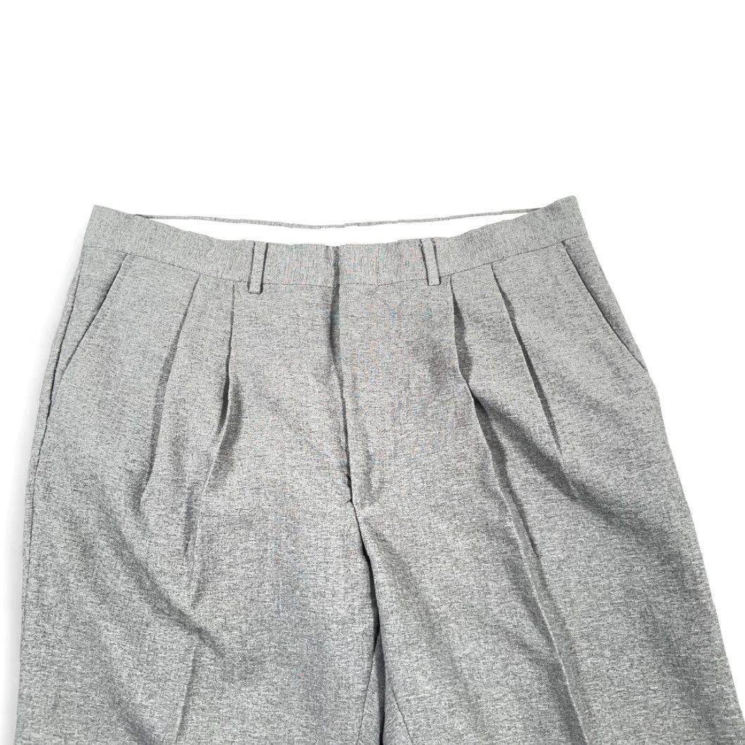 Sears VINTAGE Sears Pants Mens 36x29 Gray Pleated Dress Slacks Wool Blend Creased 80s Size US 36 / EU 52 - 3 Thumbnail