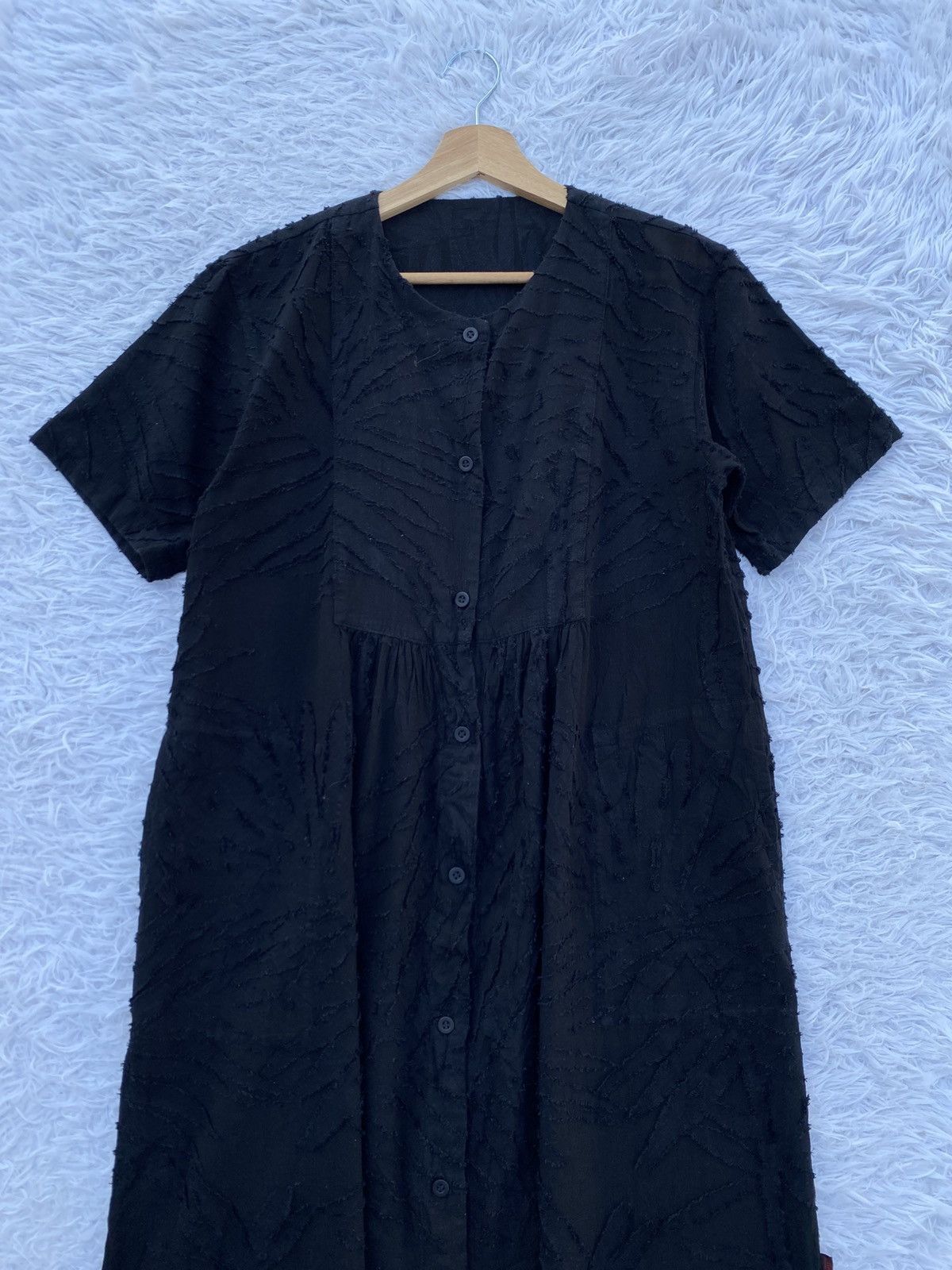 Issey Miyake Rare Haat by Issey Miyake Maxi Black Dress Size M / US 6-8 / IT 42-44 - 8 Thumbnail