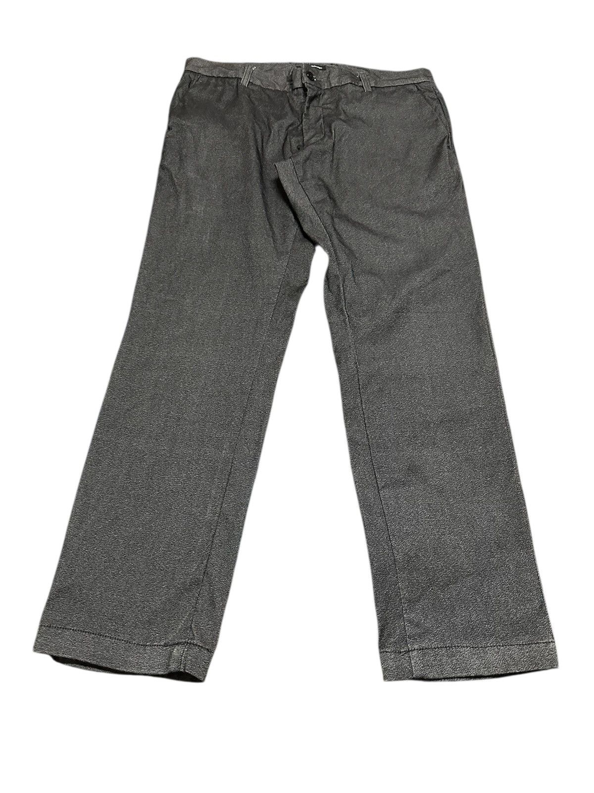 Japanese Brand × semanticdesign Semantic Design Gray Metallic Casual Pant Size US 33 - 3 Thumbnail