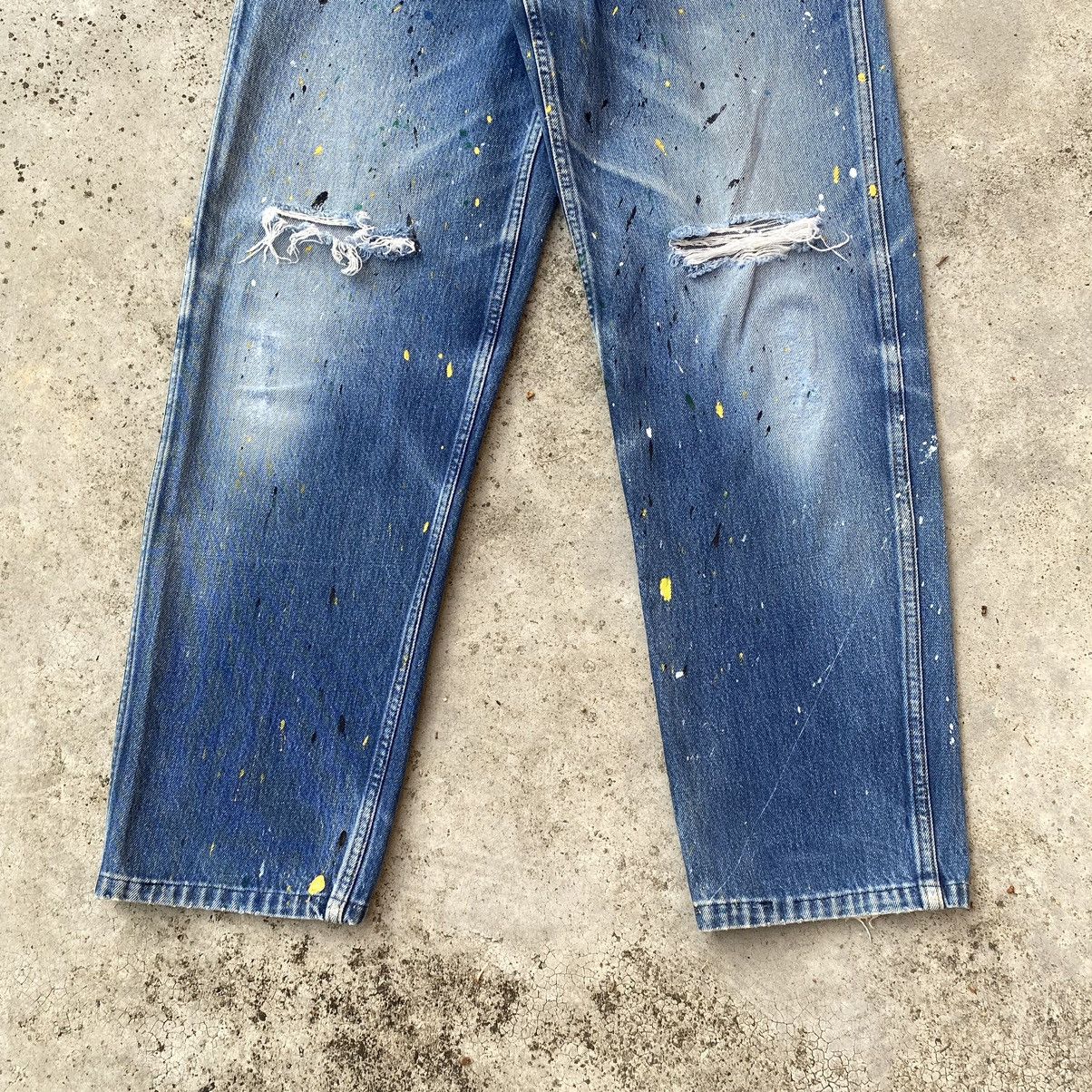 Comme des Garcons Custom Made CDG Splatter Paint Denim Jeans Size US 30 / EU 46 - 3 Thumbnail