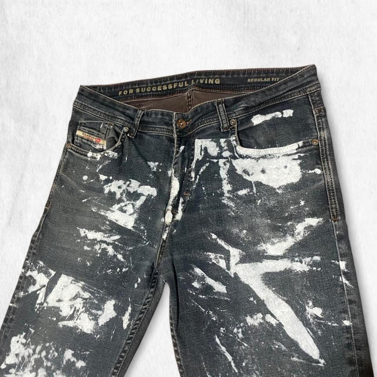 Diesel Diesel straight leg painted jeans custom Size US 34 / EU 50 - 6 Thumbnail