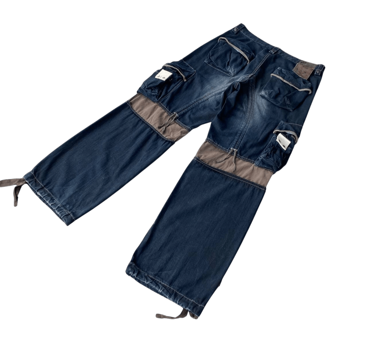 PPFM Rare Archival PPFM "Yellow Riot" Paratrooper Cargo Denim Size US 35 - 11 Thumbnail