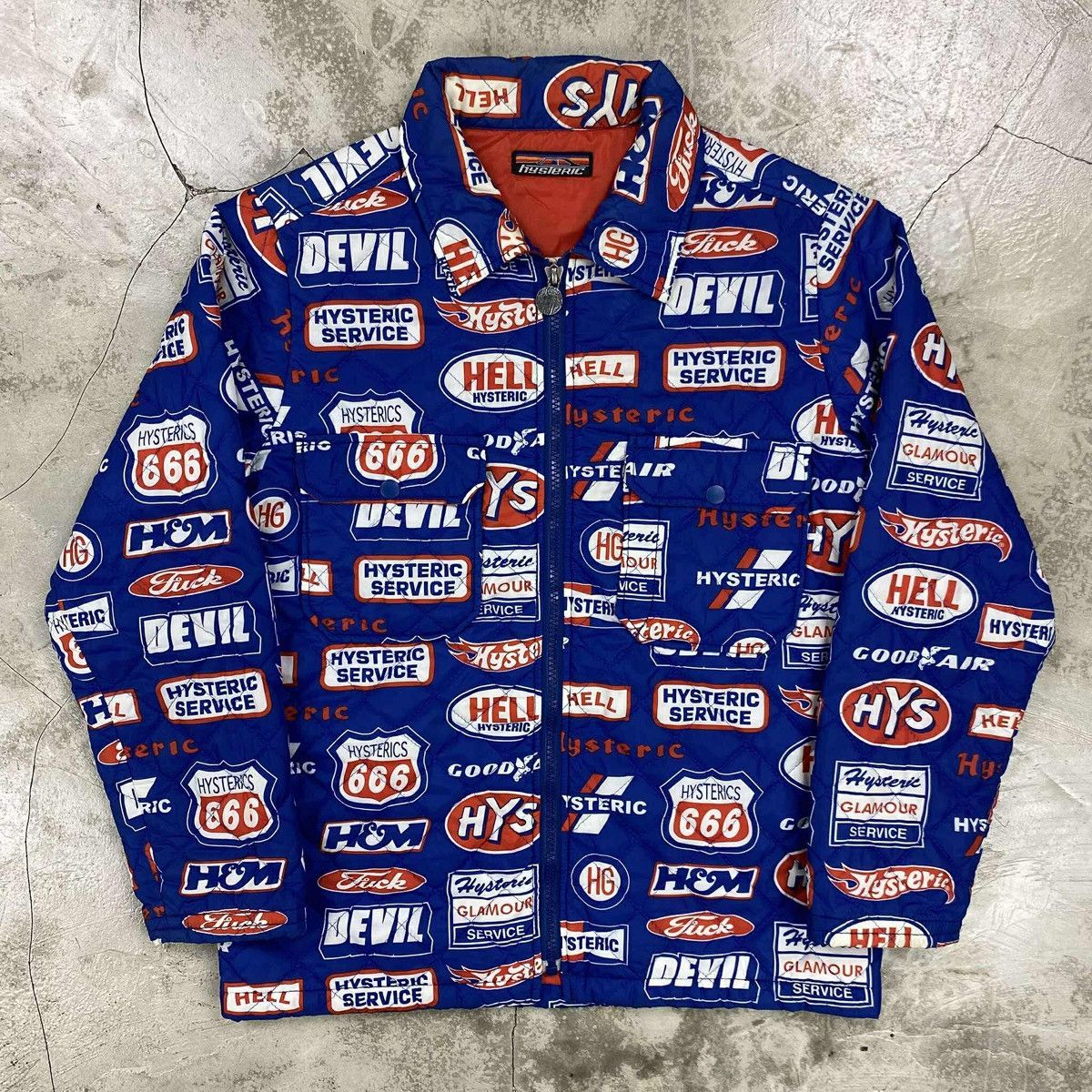 Hysteric Glamour Padded Quilted Trucker Jacket Size US S / EU 44-46 / 1 - 3 Thumbnail