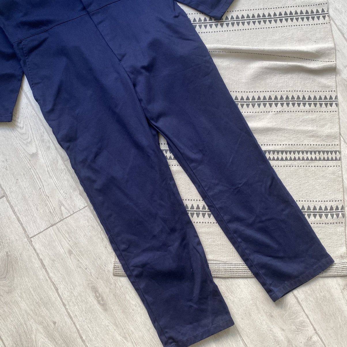Le Mont Saint Michel Vintage Sanfor French work Coverall jumpsuit Workwear Size US 30 / EU 46 - 11 Thumbnail