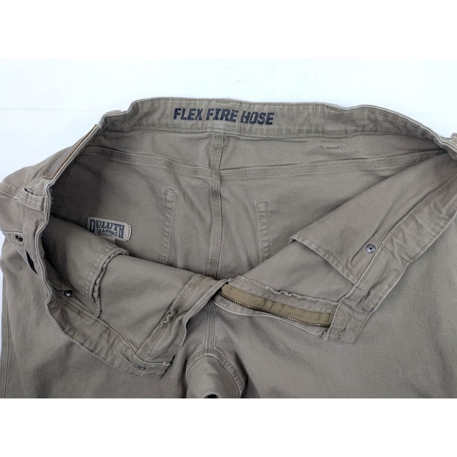 Vintage Duluth Pants Flex Fire Hose Standard Fit Men 42x30 Beige Khakis 5-Pocket Workwear Regular Mens Pants Flex Fire Hose Beige Size US 38 / EU 54 - 7 Thumbnail