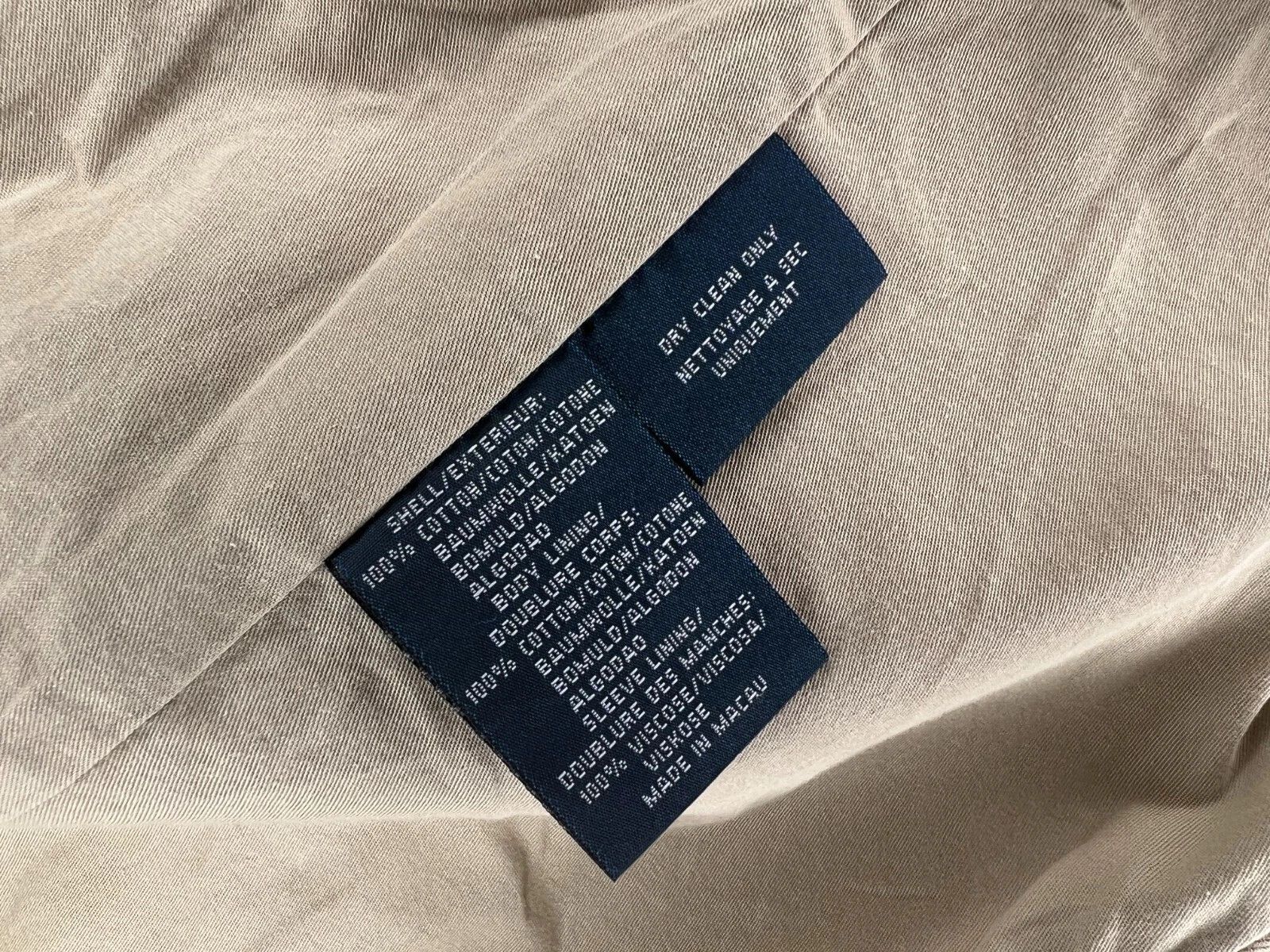 Polo Ralph Lauren Polo Ralph Lauren Beige Cotton 2 or 3 roll Blazer Size 42R - 16 Thumbnail