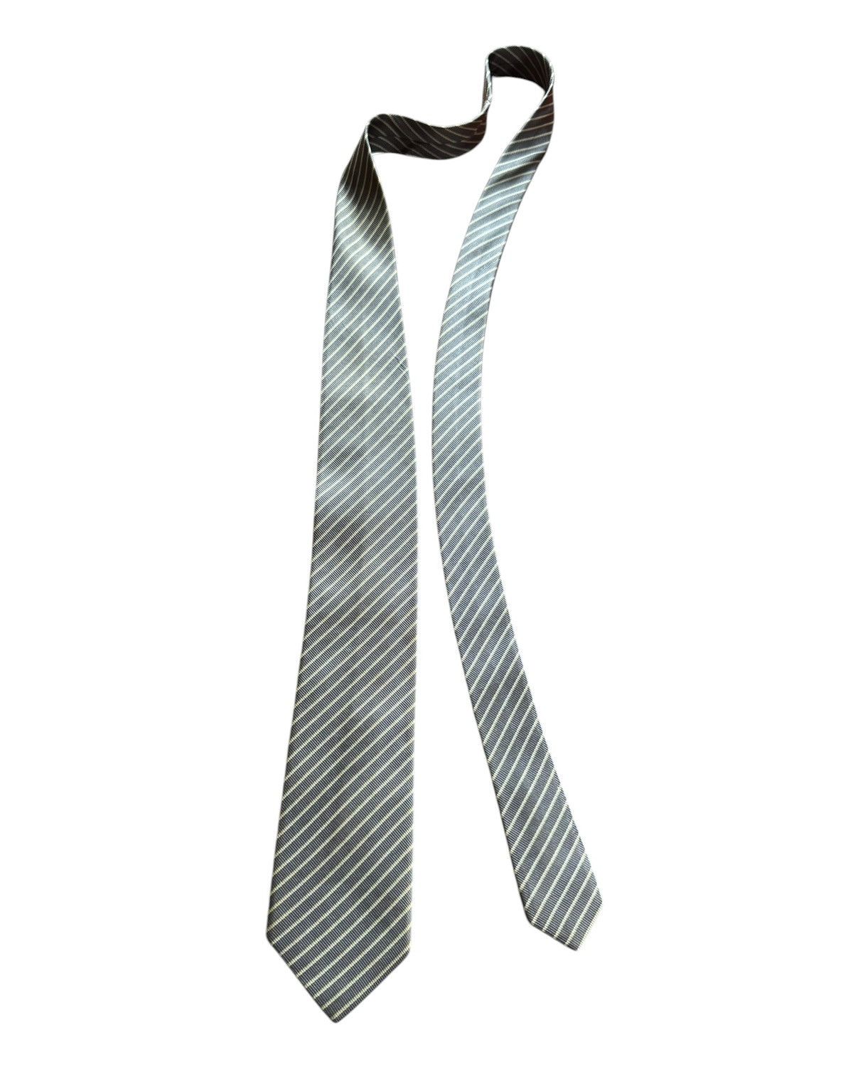 Other EAGLE TONE Vintage Gray Silk Stripe Tie Size ONE SIZE - 1 Thumbnail