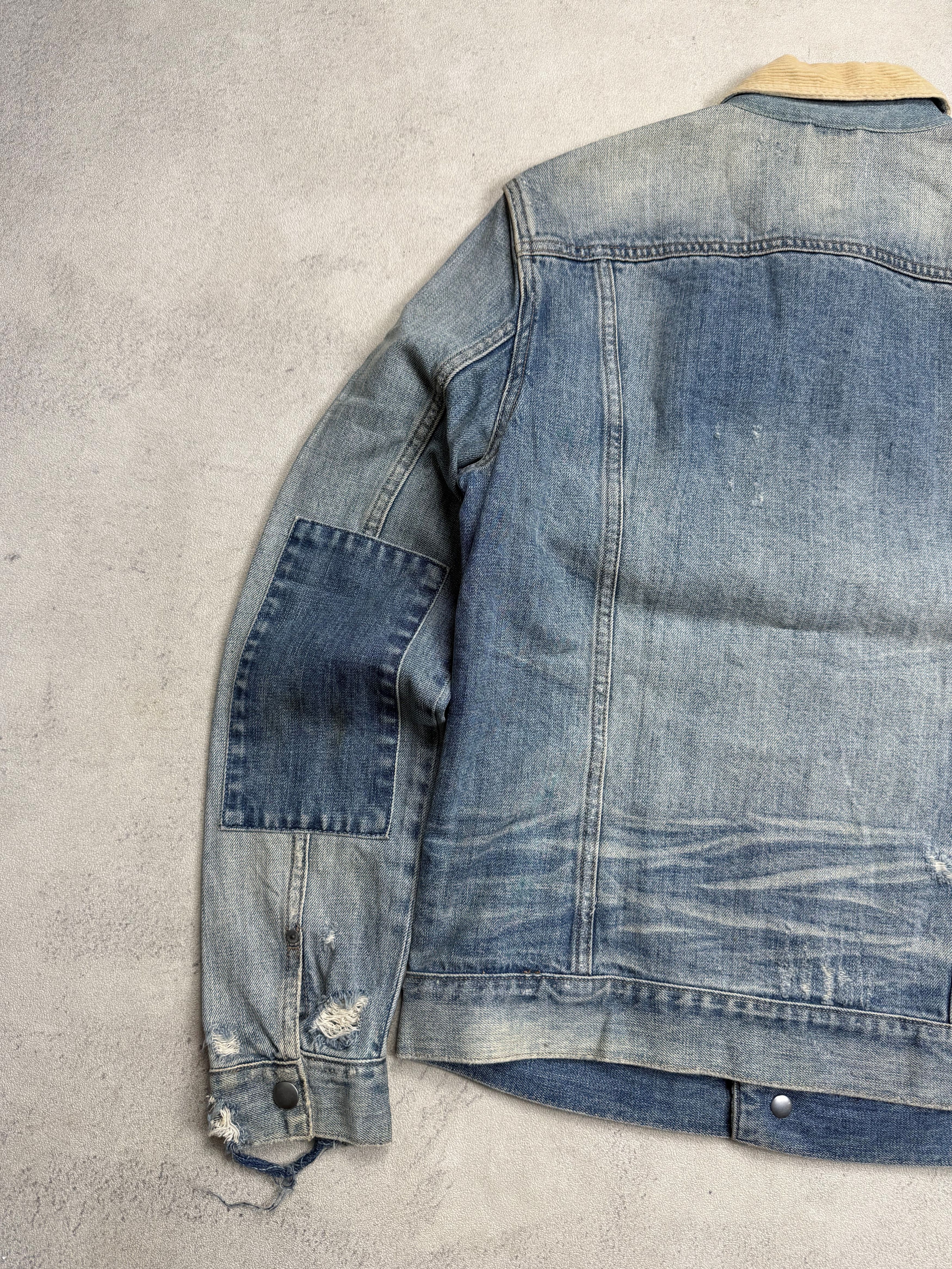 Allsaints Allsaints Daruma Distressed Denim Jacket Size US M / EU 48-50 / 2 - 6 Thumbnail