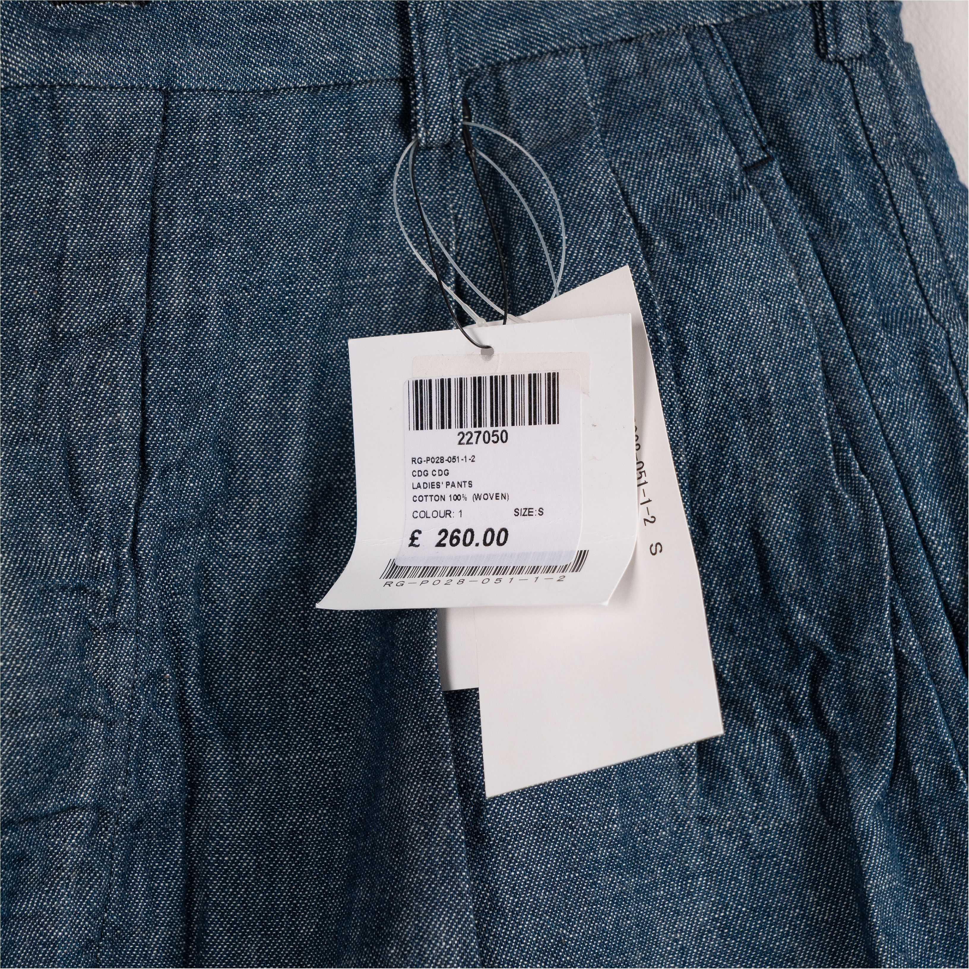 Comme des Garcons Comme Des Garçons SS11 Pleated Shorts Blue Size 29" - 13 Thumbnail
