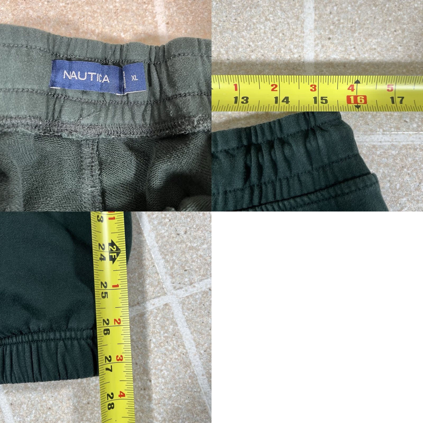 Nautica Nautica Jogger Pants XL Green Embroidered Sailing Club Logo 1983 Embroidered Green Men Size US 36 / EU 52 - 8 Thumbnail