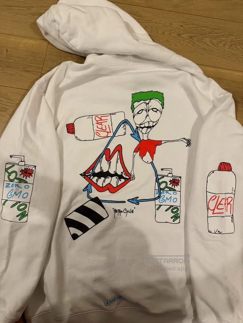 Chrome Hearts CHROME HEARTS Size XL White graffiti hoodie Size US XL / EU 56 / 4 - 9 Thumbnail