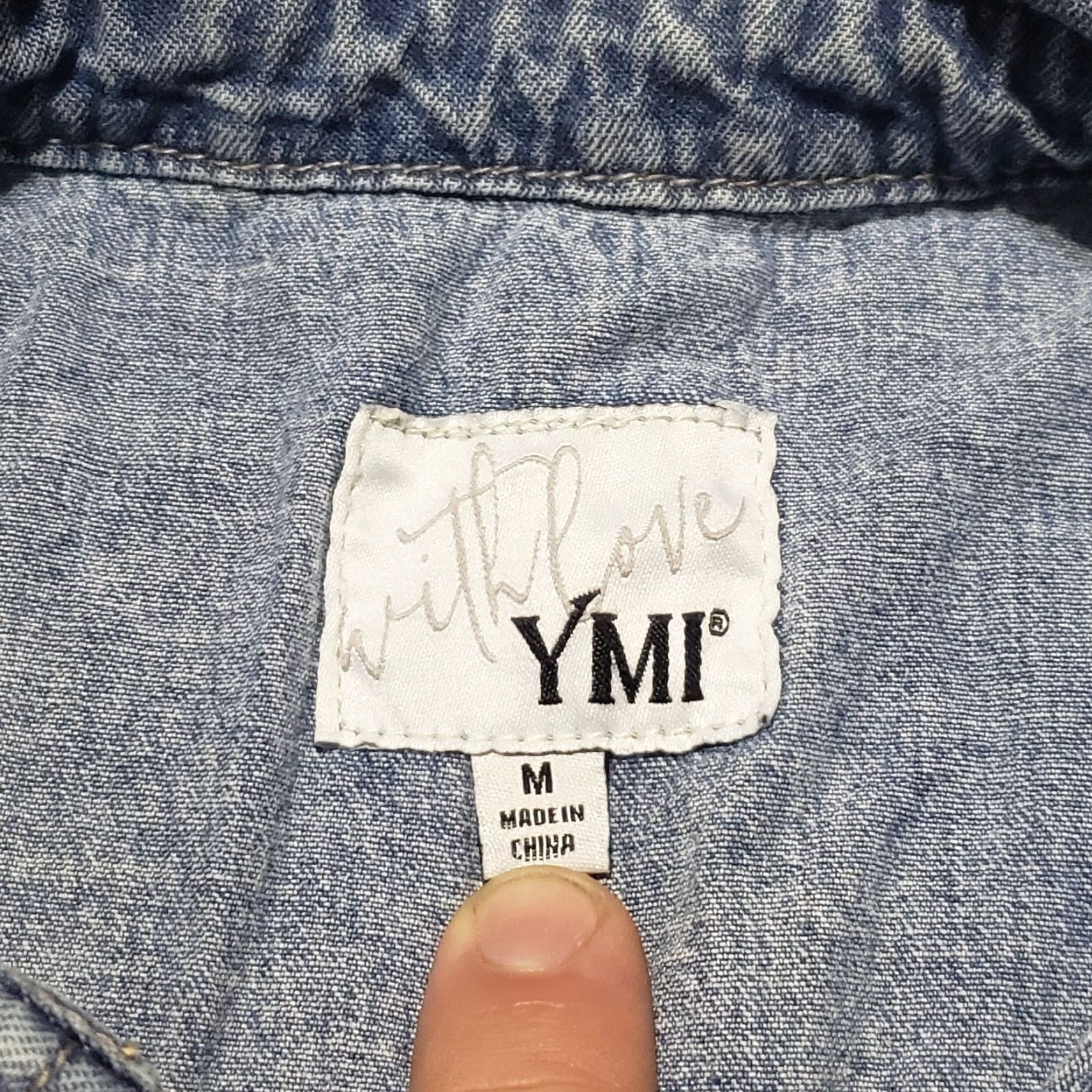 Vintage YMI Shirt Adult Women Blue Long Sleeve Button Up Regular Size M Womens Size M / US 6-8 / IT 42-44 - 3 Thumbnail