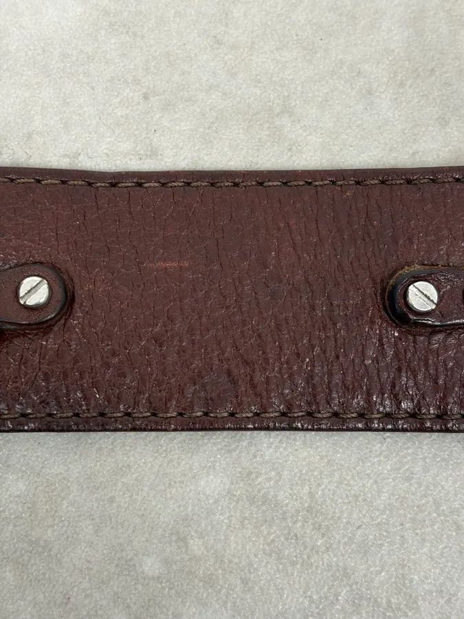 Dolce & Gabbana 2000s Dolce & Gabbana Brown Leather Chain Bracelet Size ONE SIZE - 9 Thumbnail