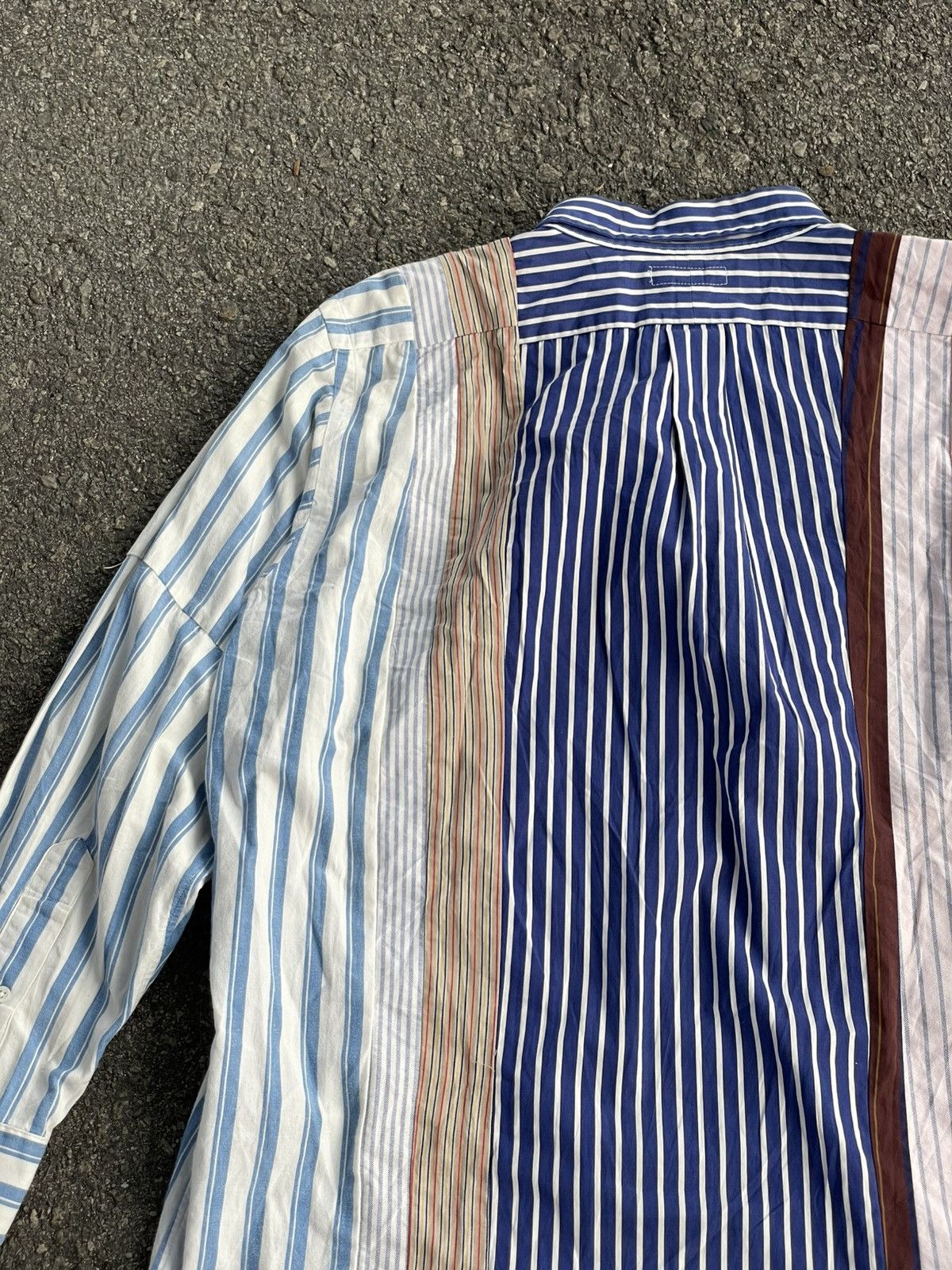 J.S. Homestead J.S Homestead | Patchwork Striped Shirt Size US M / EU 48-50 / 2 - 9 Thumbnail
