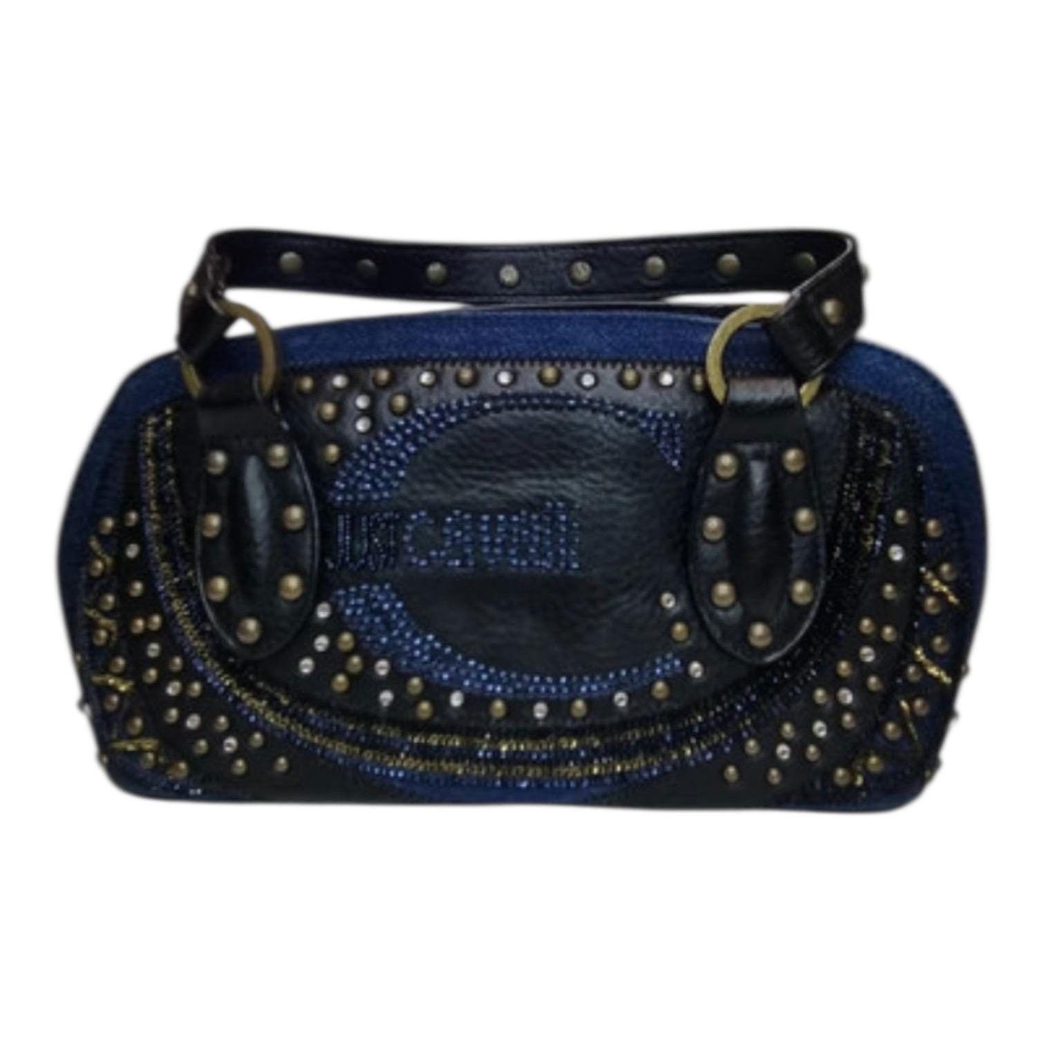 Roberto Cavalli The Cavalli Studded Big Shoulder Bag Size ONE SIZE - 1 Thumbnail