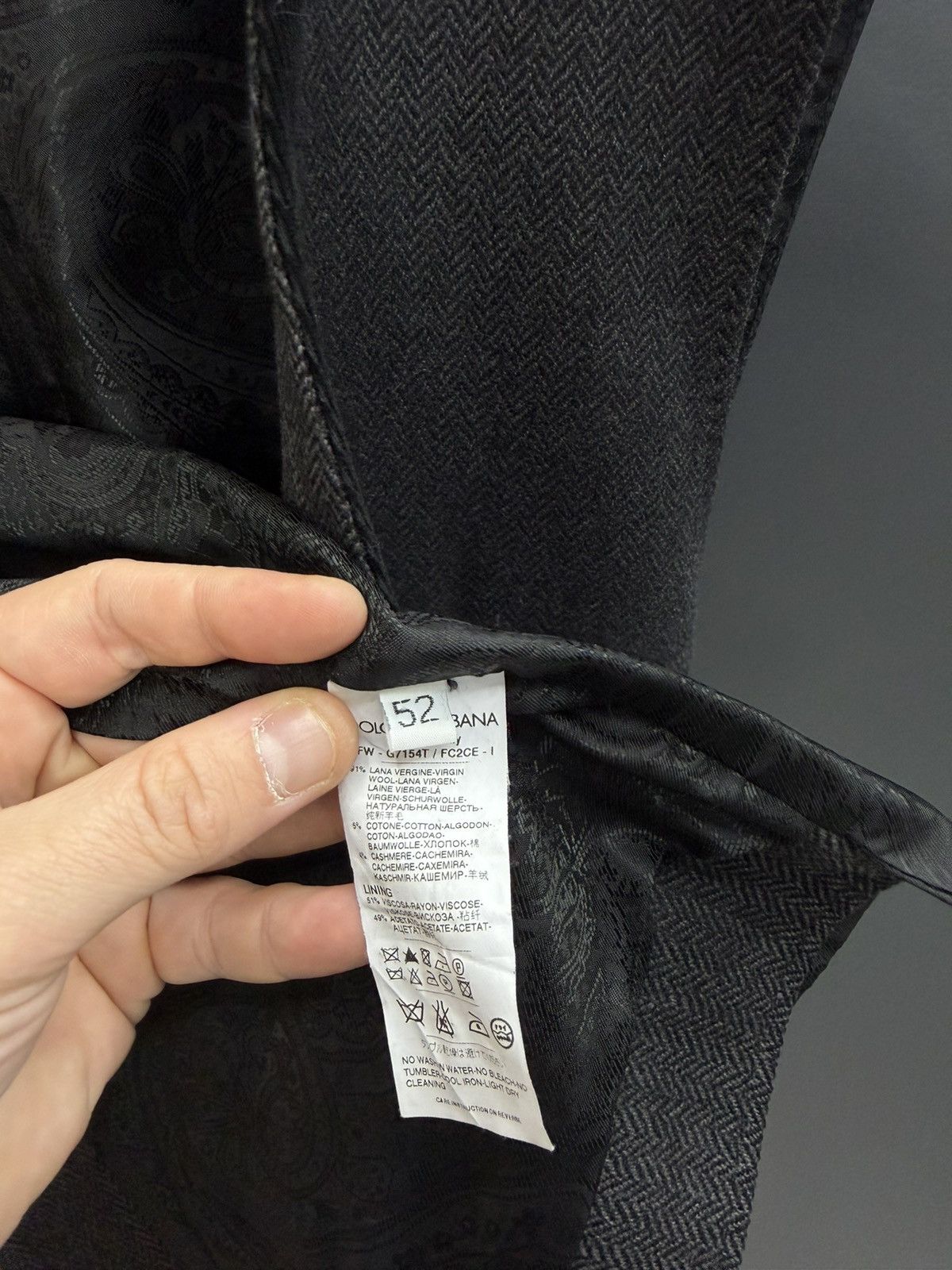 Dolce & Gabbana Dolce & Gabbana Wool Waistcoat Size 52 Size US L / EU 52-54 / 3 - 9 Thumbnail