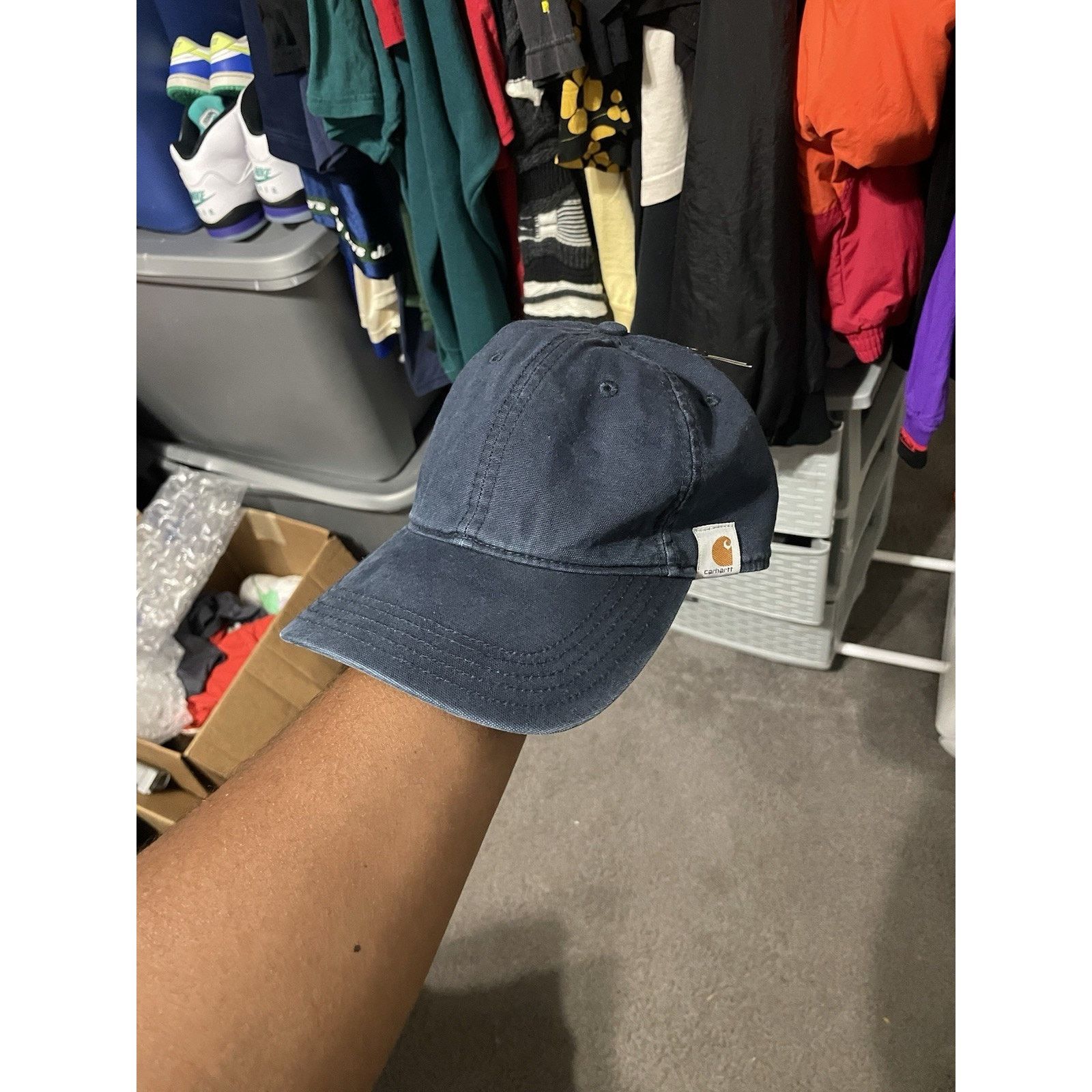 Carhartt NWT Carhartt Cap Hat Adult Adjustable faded navy Size ONE SIZE - 1 Thumbnail