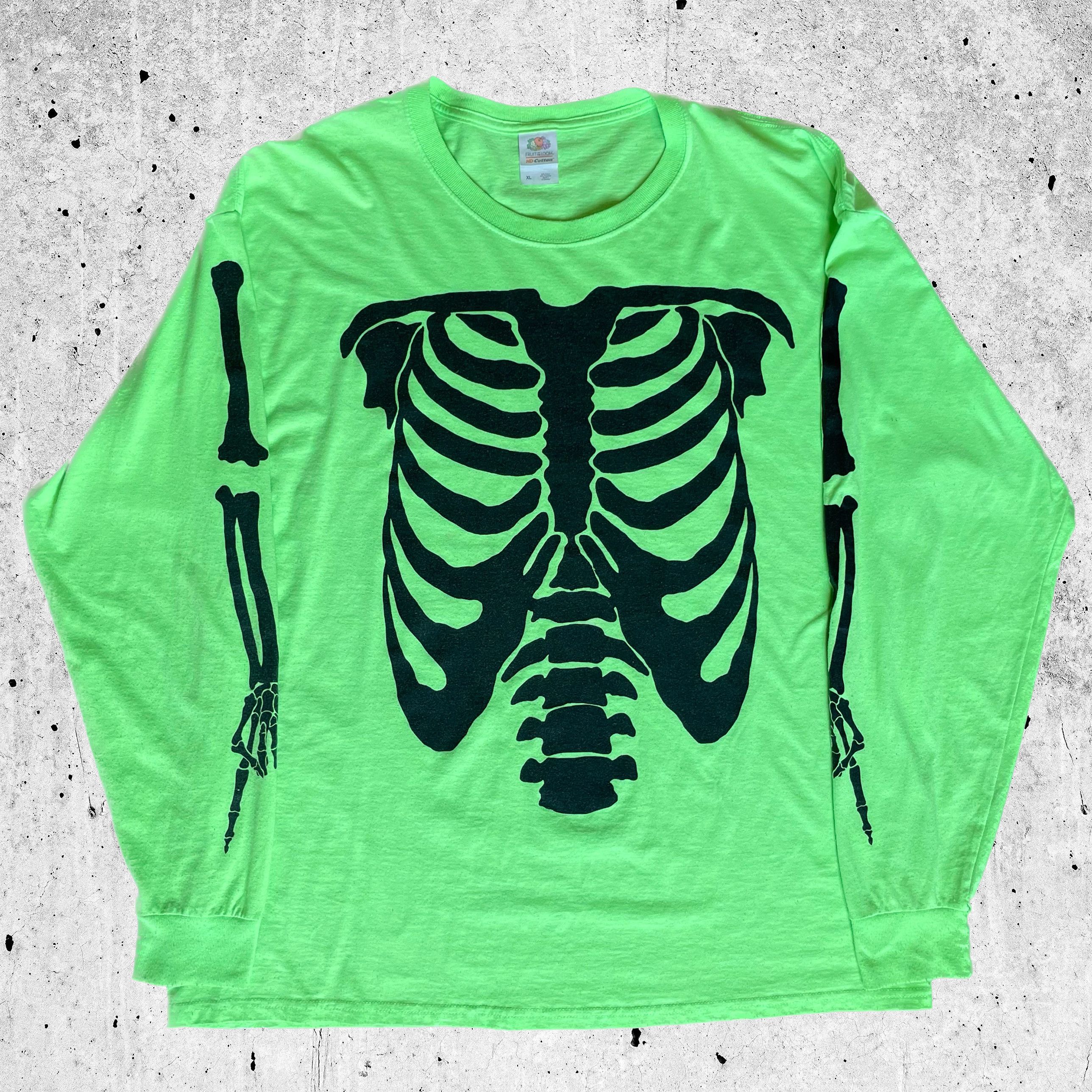 image of Playboi Carti Die Lit Tour Merch Longsleeve in Neon Green, Men's (Size XL)