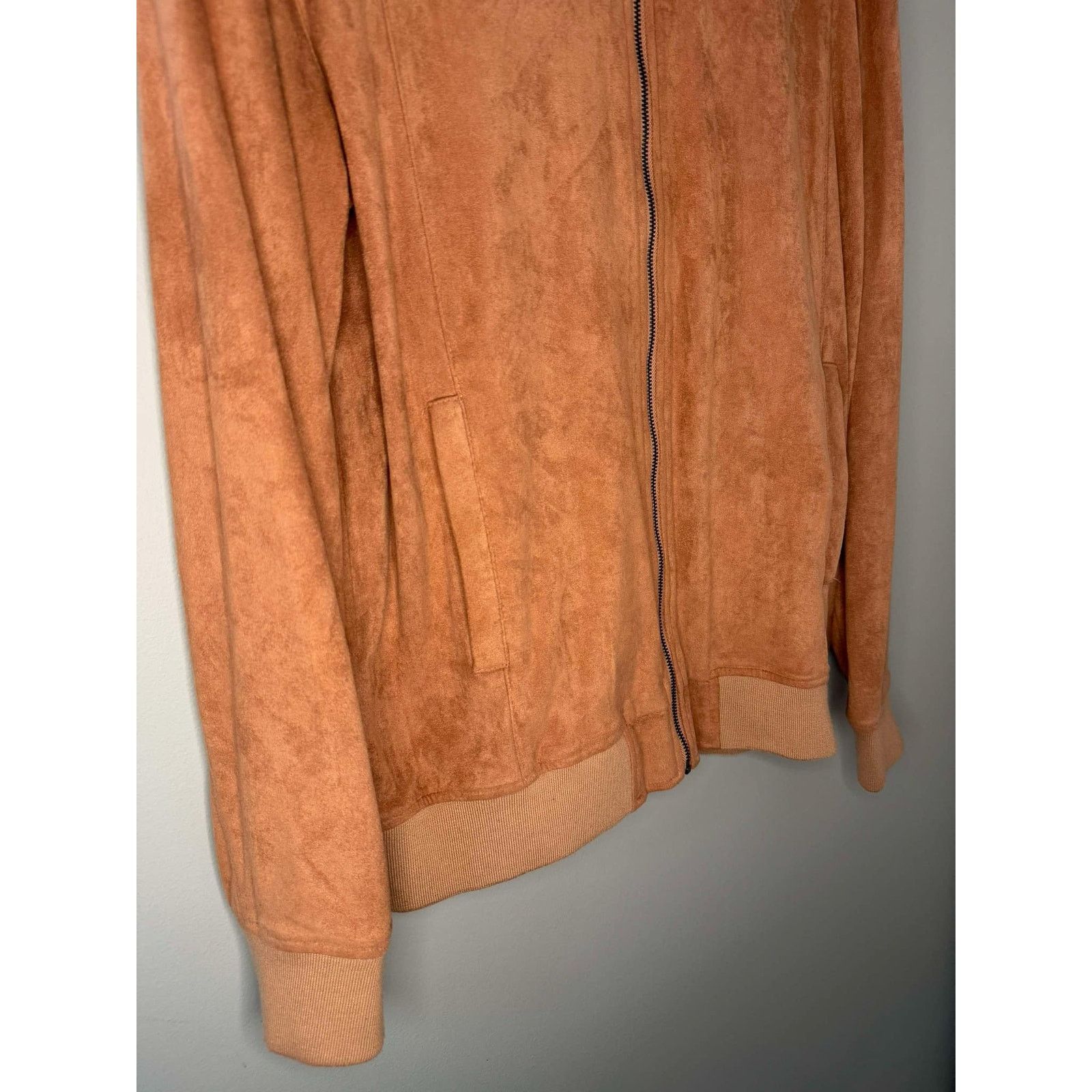 Zara Zara Man Full Zip Faux Suede Bomber Jacket Mens Large Size US L / EU 52-54 / 3 - 7 Thumbnail