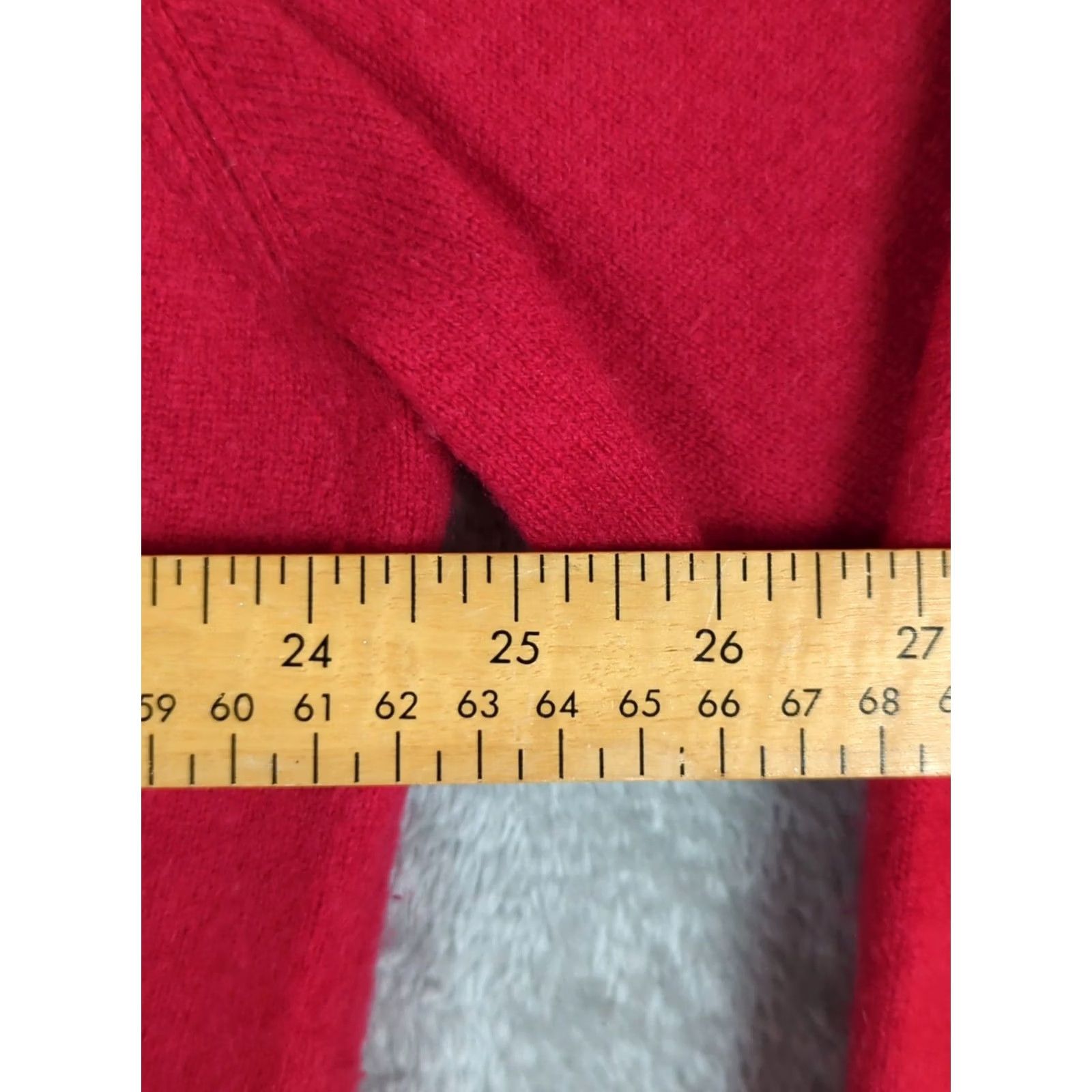 Lands' End Lands' End 100% Cashmere V Neck Pullover Sweater Red 2XL Men’s Classic Timeless Holiday Preppy Boy? Size US XXL / EU 58 / 5 - 5 Thumbnail