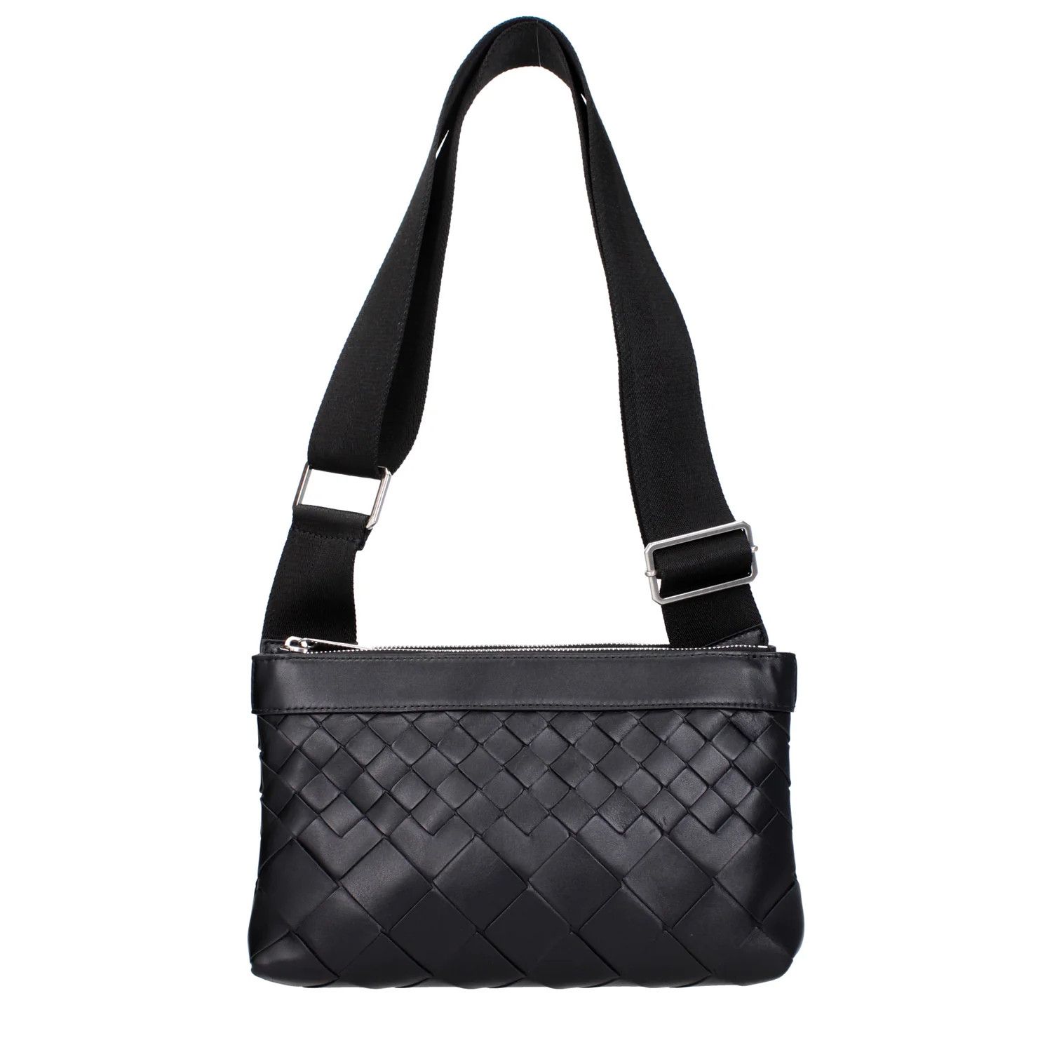 Bottega Veneta ob1o1e0325 Size: OS / Leather Crossbody Bag in Black Size ONE SIZE - 1 Thumbnail