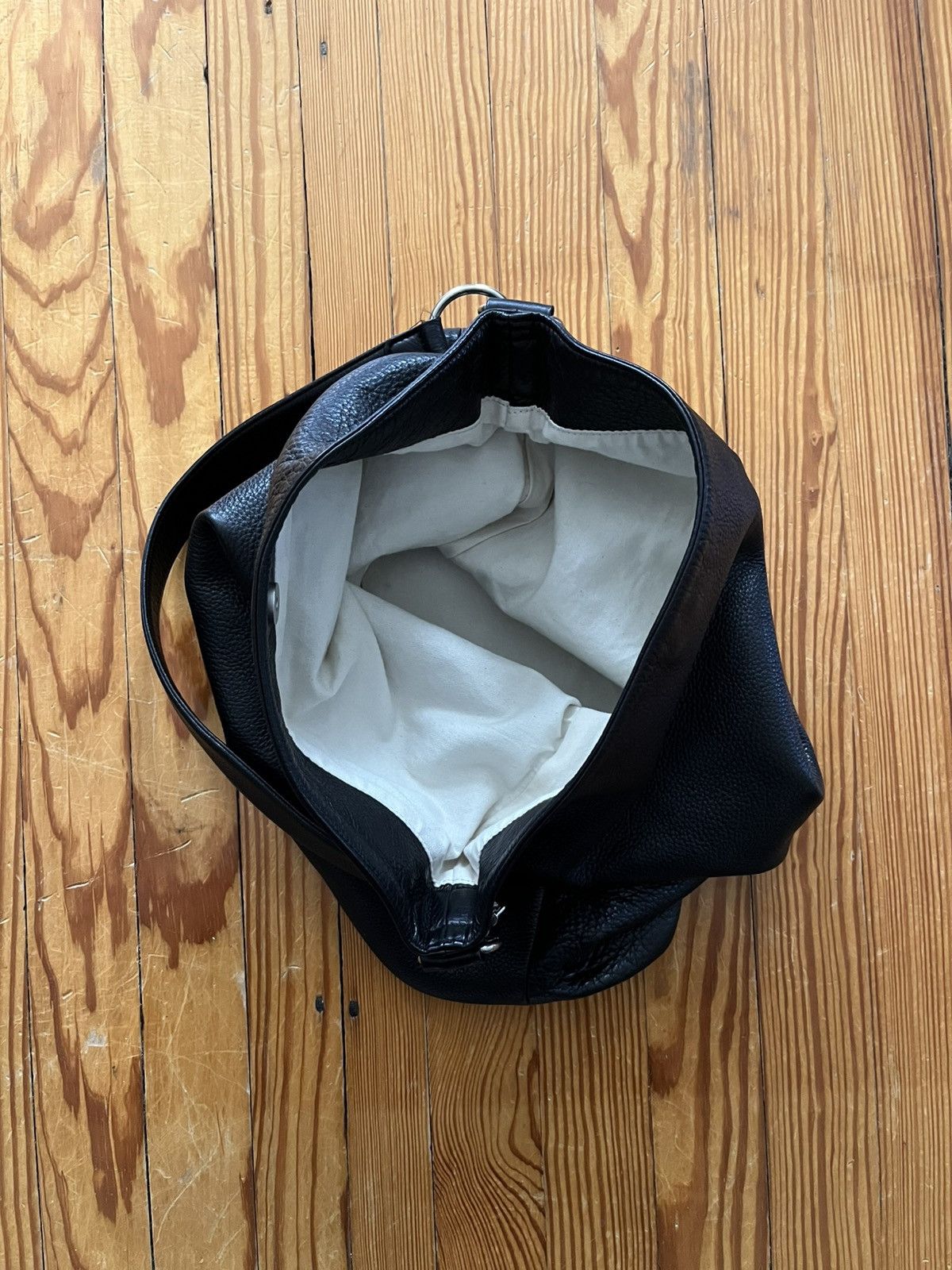 Yohji Yamamoto Yohji Yammamoto Limi Feu 2 Way Bucket Bag Black Leather Size ONE SIZE - 4 Thumbnail