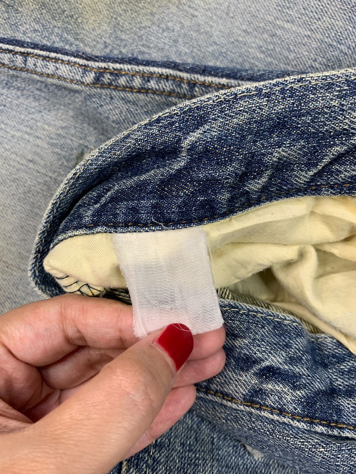 Japanese Brand Vintage Japanese Brand Mud Wash Distressed Baggy Jeans Size US 33 - 10 Thumbnail
