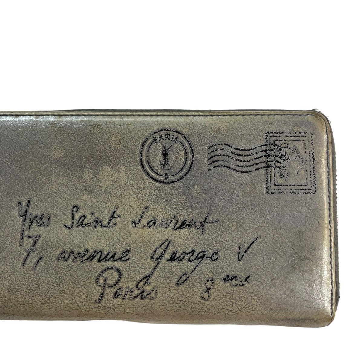 Saint Laurent Paris × Yves Saint Laurent YSL Mailing Card Wallet Size ONE SIZE - 2 Thumbnail