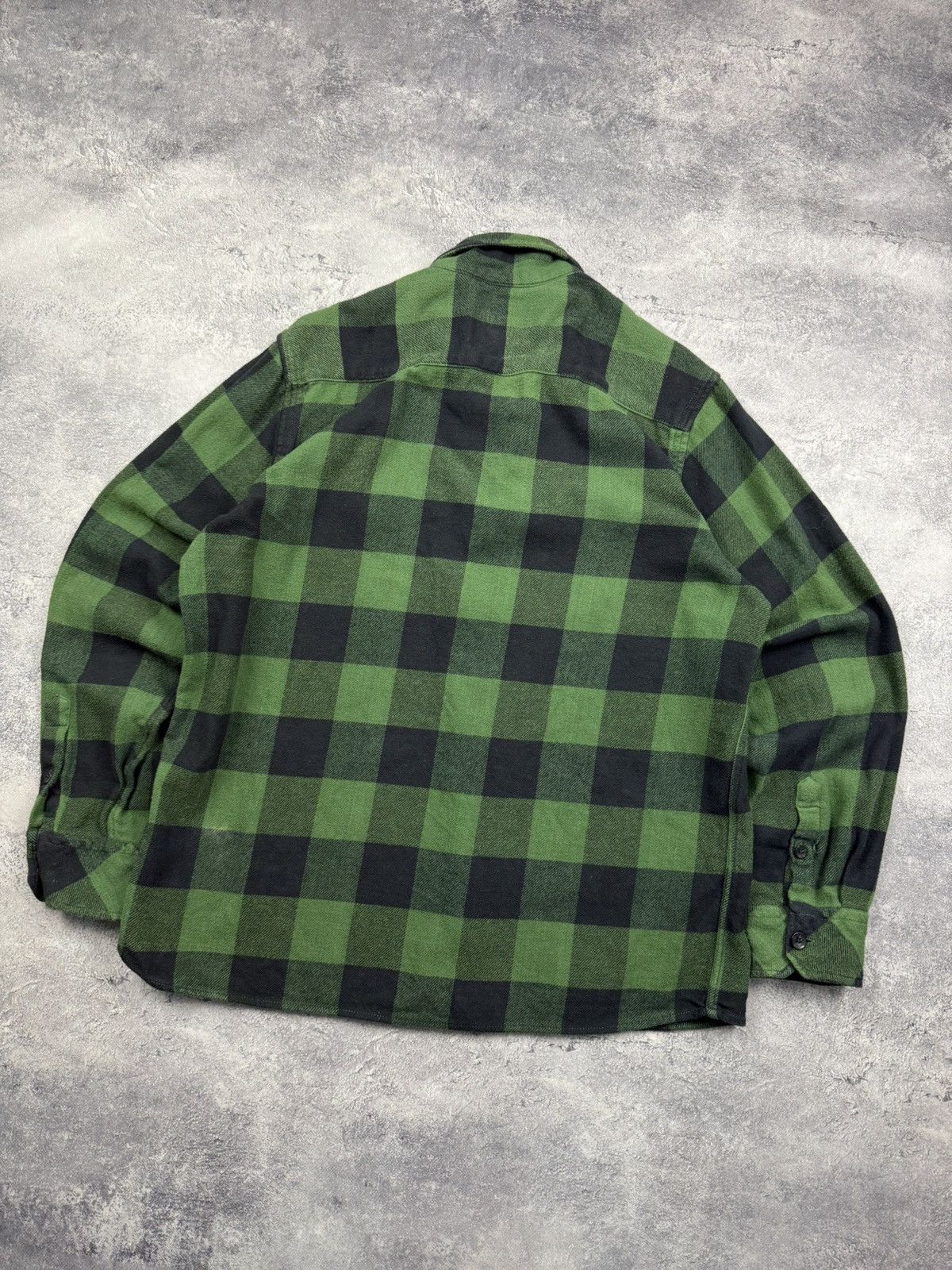 Dickies Vintage Dickies Flannel Shirt Green Checkered Button Up Y2K Size US XL / EU 56 / 4 - 15 Thumbnail