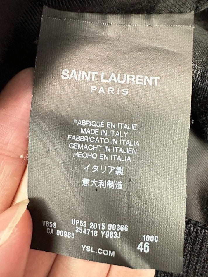 Yves Saint Laurent Saint Laurent slp Saint YSL black and white baseball uniform Size US S / EU 44-46 / 1 - 4 Thumbnail