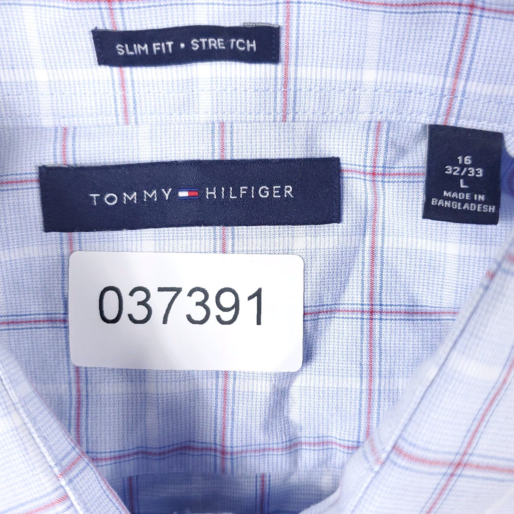 Tommy Hilfiger Tommy Hilfiger Shirt Mens Large Pink Plaid Casual Button-Up Long Sleeve Size US L / EU 52-54 / 3 - 7 Thumbnail