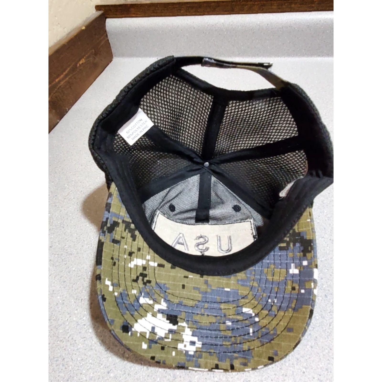 Vintage Pit Bull American Flag Patch Baseball Hat Tactical Operator Military Cap USA Black Canvas Adjustable Velcro Mens One Size Size ONE SIZE - 6 Thumbnail