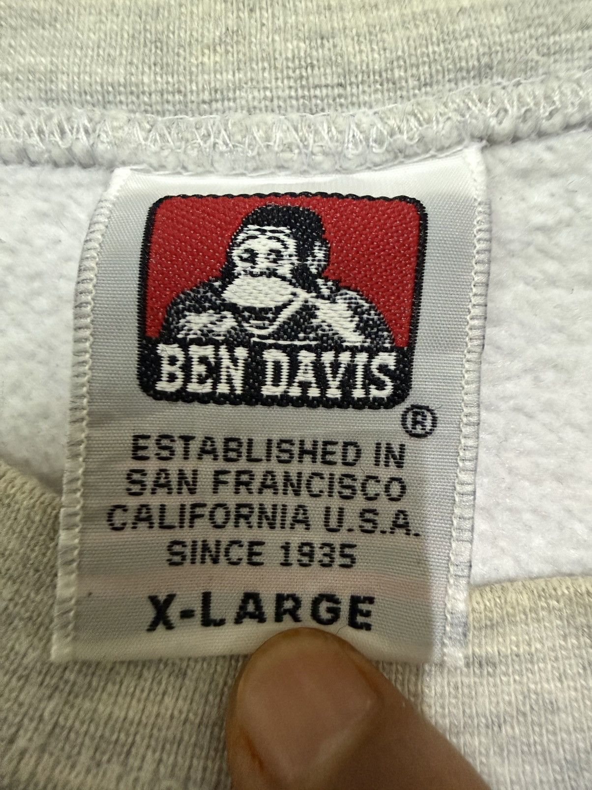 Ben Davis Vintage Ben Davis Smalllogo Sweatshirt Size US XL / EU 56 / 4 - 10 Thumbnail