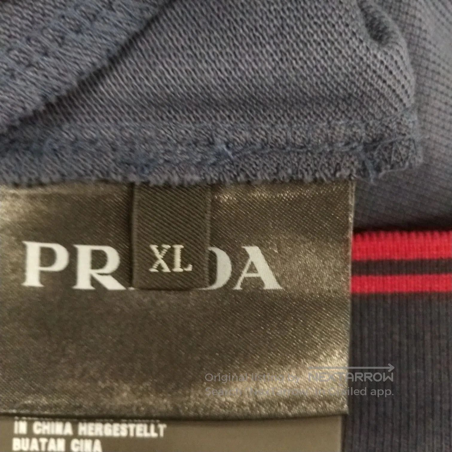 Prada Prada XL Cotton Striped Collar Polo Shirt. Size US XL / EU 56 / 4 - 4 Thumbnail
