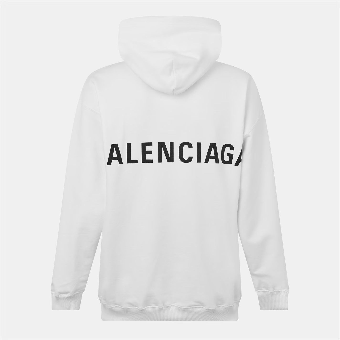 Balenciaga o1g2r1mq0226 Relaxed Fit Pull Over Hoodie In White Size US S / EU 44-46 / 1 - 2 Thumbnail