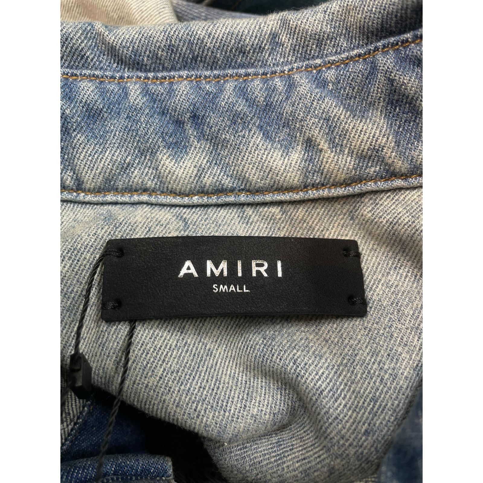 Amiri Amiri Light Wash MA All Over Print Blue Jacket Size US S / EU 44-46 / 1 - 4 Thumbnail