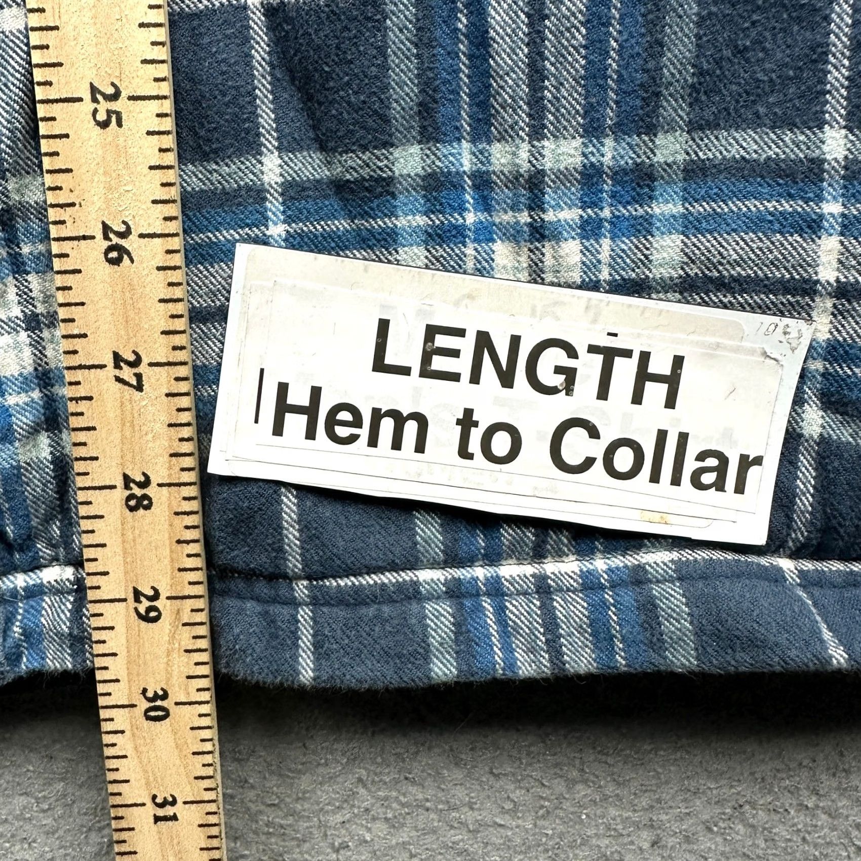 Vintage LL Bean Fleece Lined Flannel Shirt Mens Medium Traditional Fit Blue Plaid Shirt Size US M / EU 48-50 / 2 - 5 Thumbnail