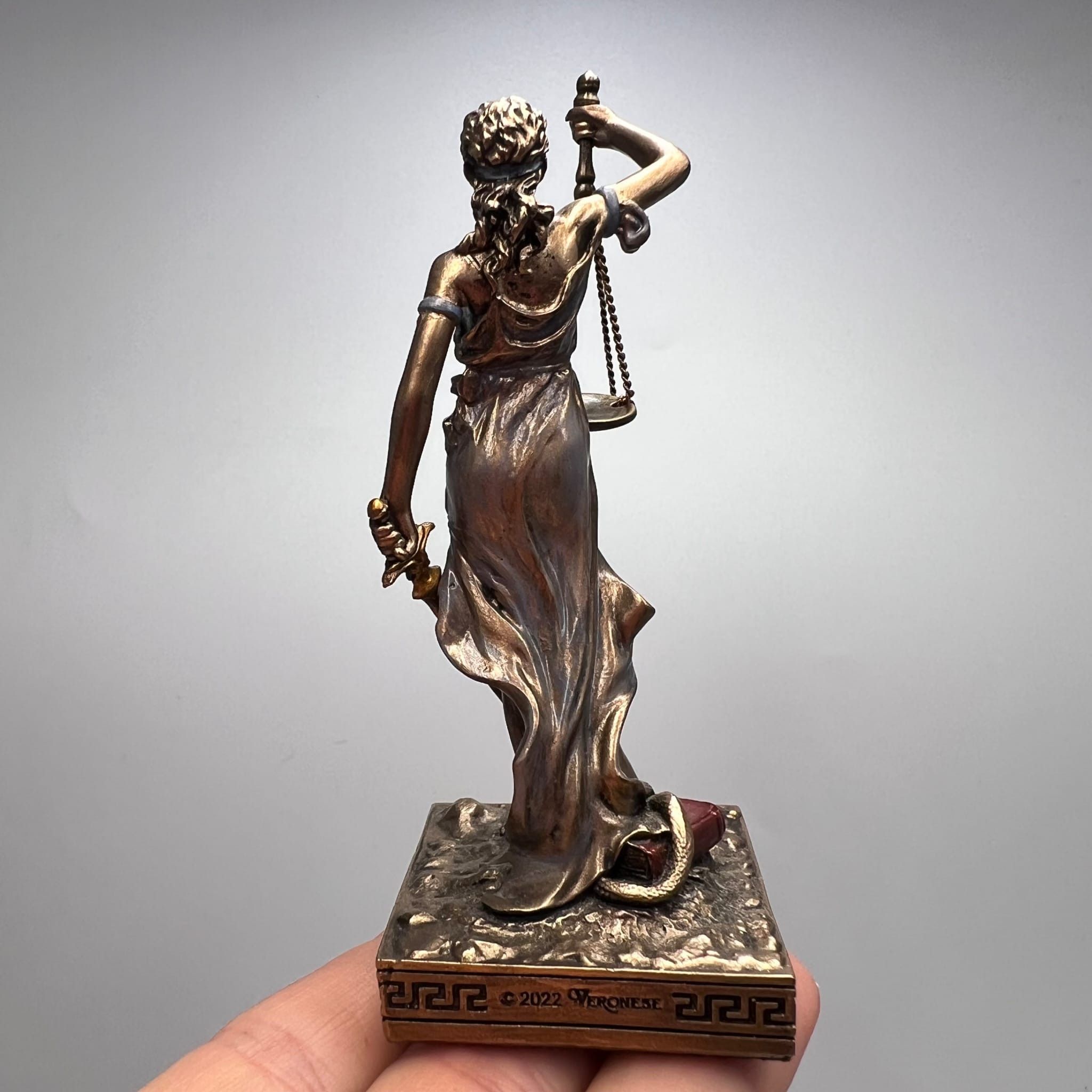 Other Veronese Lady Mini Statue Bronze Finish Figurine 39.38g Size ONE SIZE - 11 Thumbnail