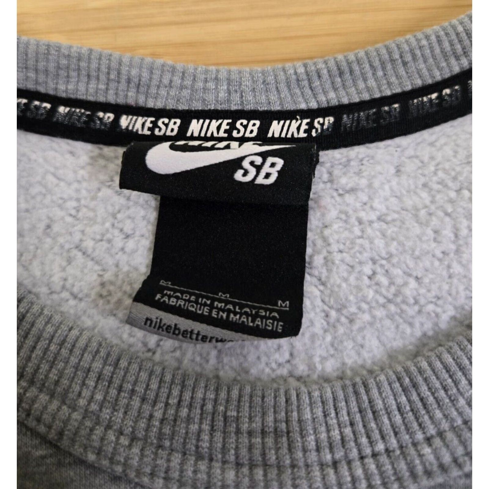 Nike Nike SB Crewneck Sweatshirt Mens M Gray Logo Skateboard Size US M / EU 48-50 / 2 - 5 Thumbnail