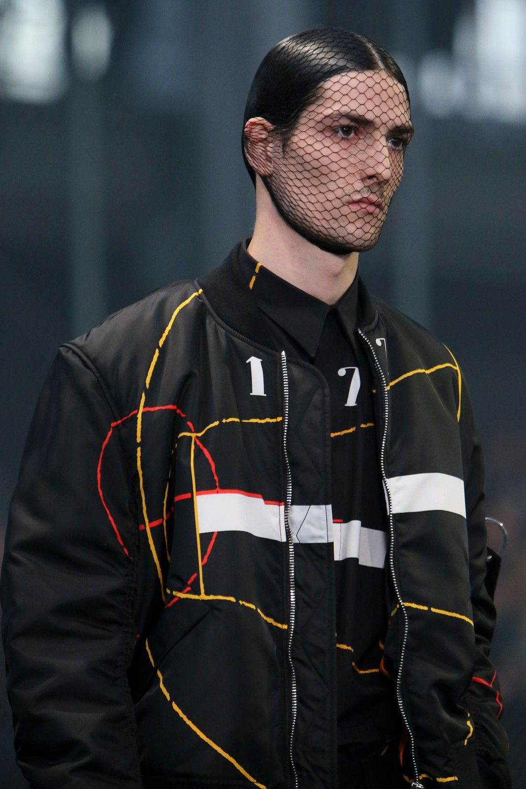 Givenchy FW2014 Basketball Court Print Bomber Jacket Size US S / EU 44-46 / 1 - 6 Thumbnail