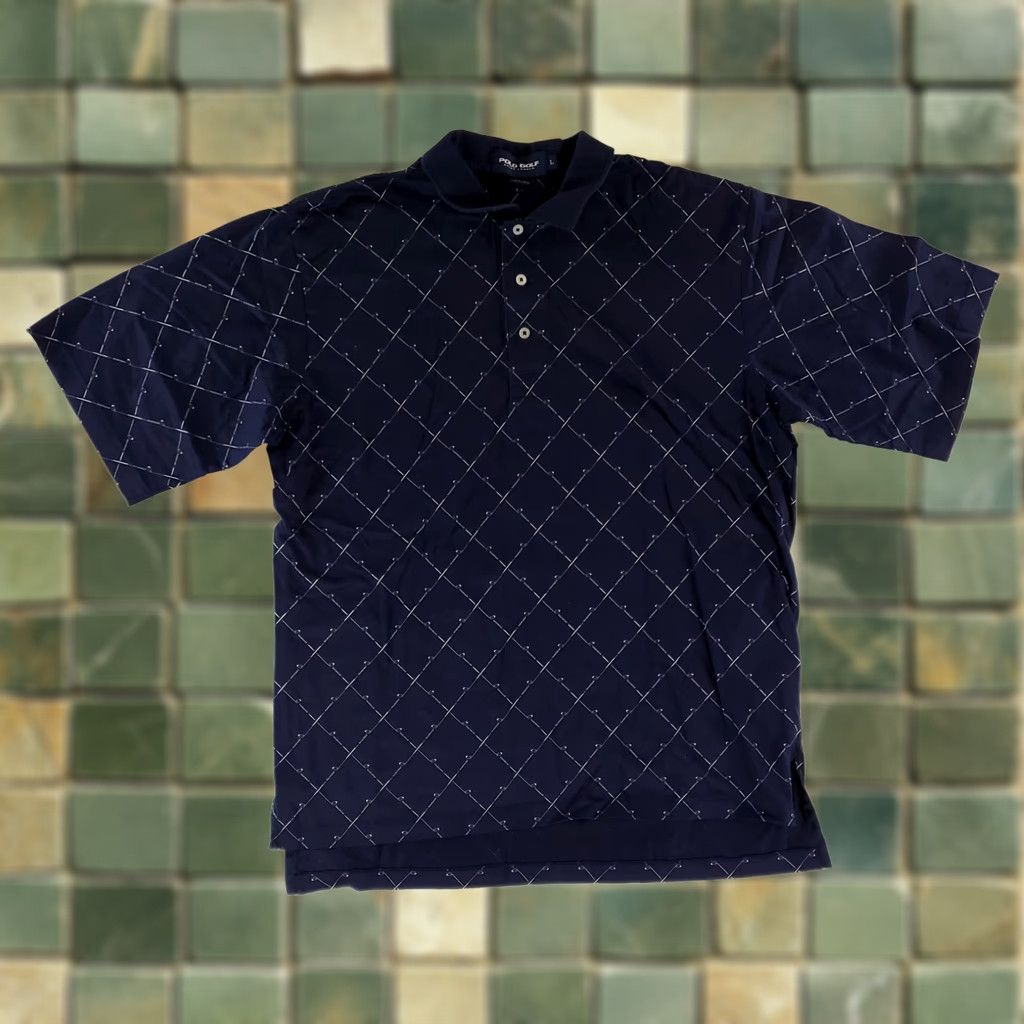 Ralph Lauren Polo Golf Ralph Lauren Polo Shirt Short Sleeve Blue Mens L Golf Clubs Size US L / EU 52-54 / 3 - 1 Thumbnail