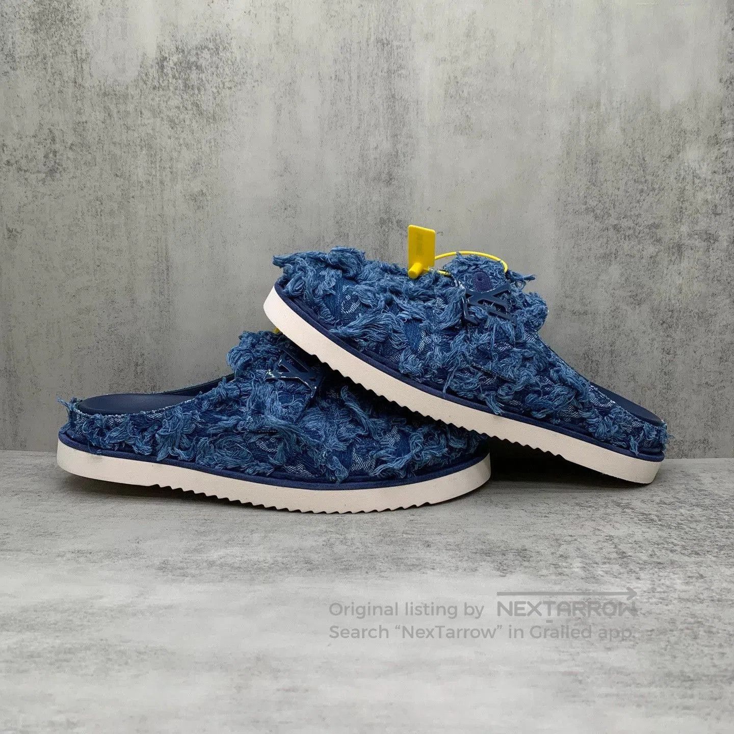 Louis Vuitton louis vuitton blue floral pattern clogs. Size US 10 / EU 43 - 2 Thumbnail