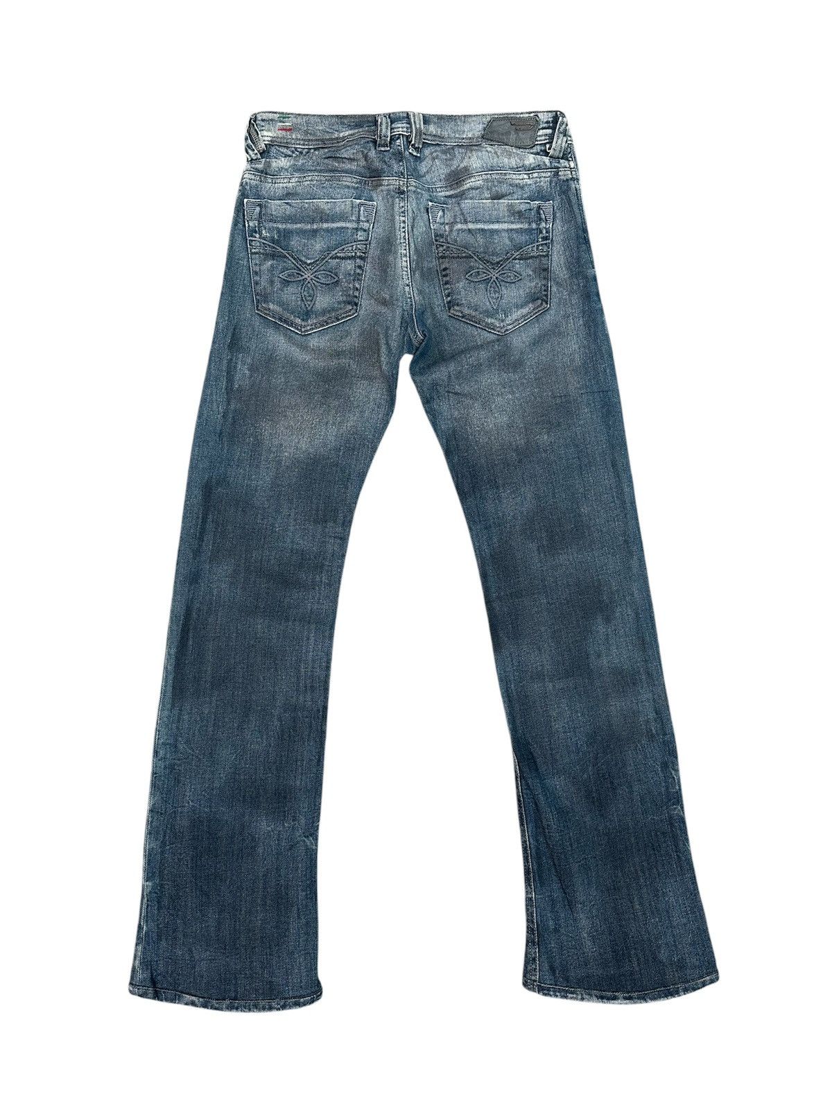 Diesel RARE!! Dirty Waxed Distressed Diesel Industry Italy Jeans Size US 30 / EU 46 - 3 Thumbnail